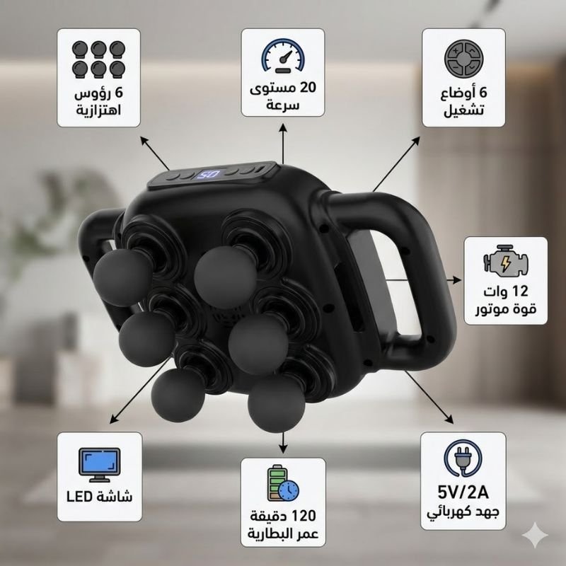 شاشة التحكم LED لجهاز المساج