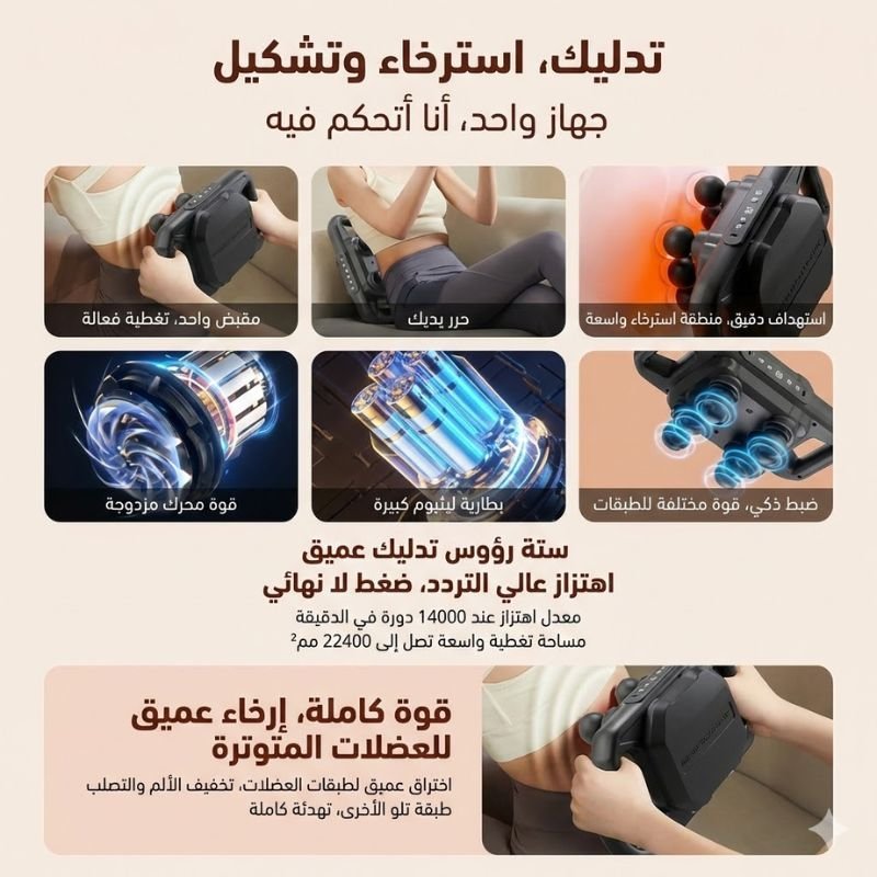 طريقة استخدام جهاز المساج Relax Pro 6