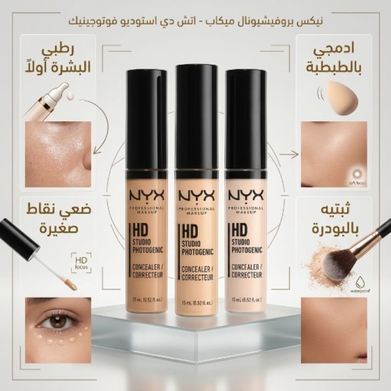 إخفاء الشوائب بخافي العيوب NYX