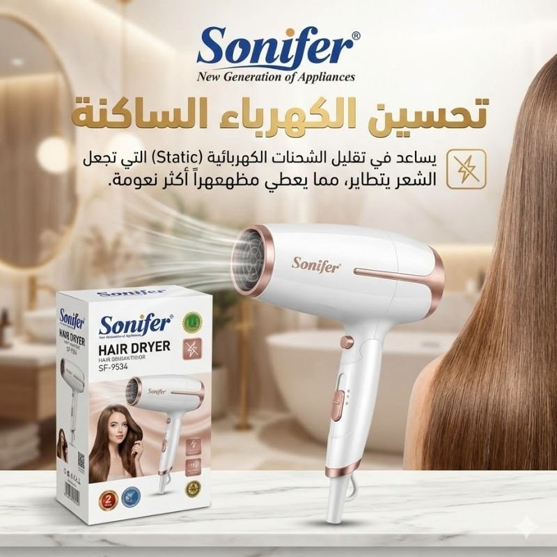 تقليل تقصف الشعر والكهرباء الساكنة
